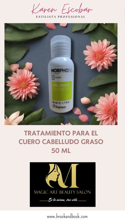 Tratamiento para el cuero cabelludo Graso 50 ML. Balance Shampoo