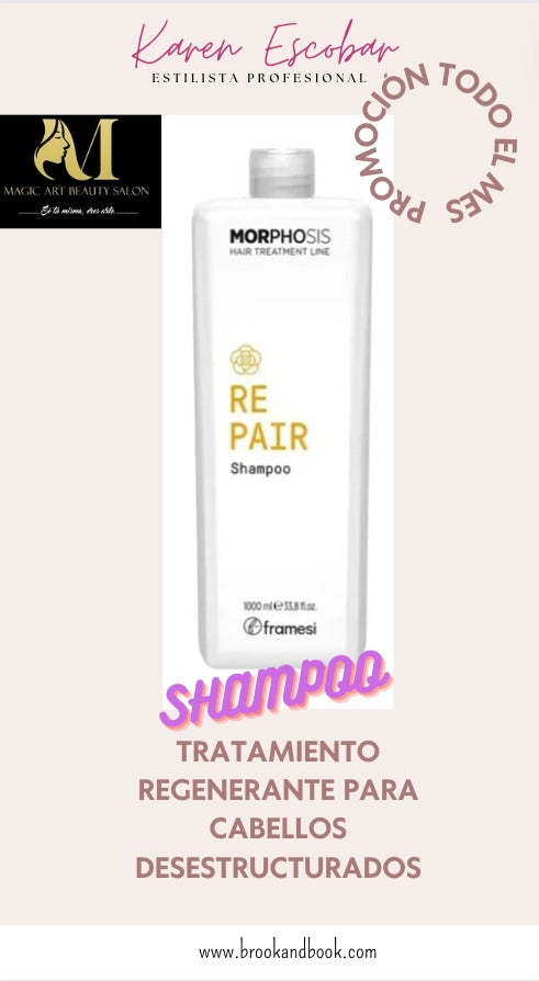 Tratmiento Regenerante para cabellos desestructurados Shampoo (Repair Shampoo)